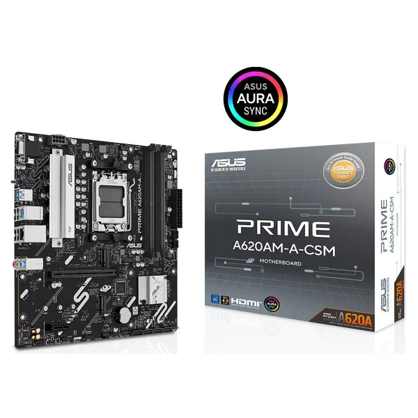 Asus Prime A620AM-A-CSM AMD AM5 DDR5 Micro ATX Anakart - Görsel 6