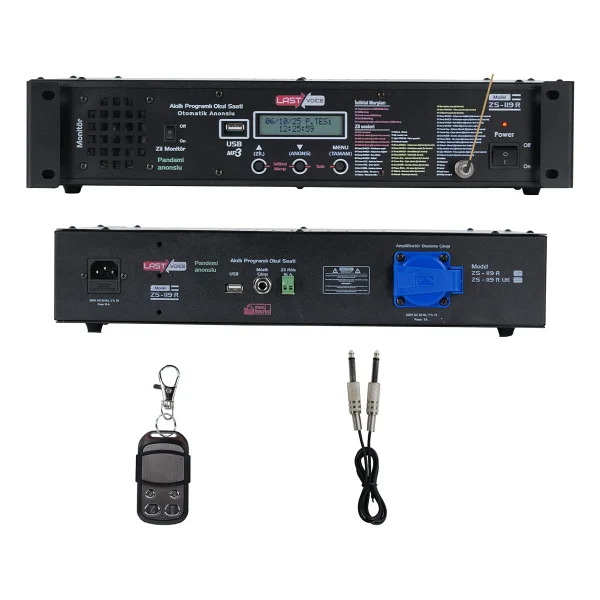 Lastvoice Zs-119R Usb Kumandalı Okul Zili (Pandemi Anonsu İstiklal Marşı) - Görsel 2