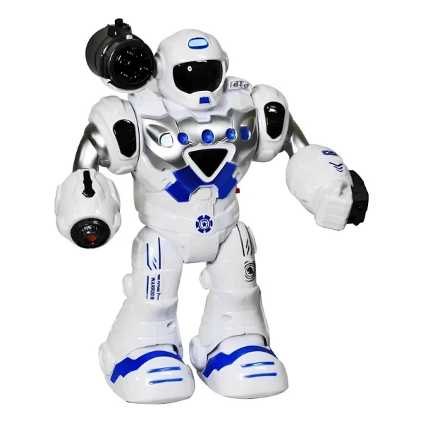 Toysan Hareketli Işıklı ve Sesli Ok Atan Oyuncak Robot 827-MAVI - Renkli - Görsel 2