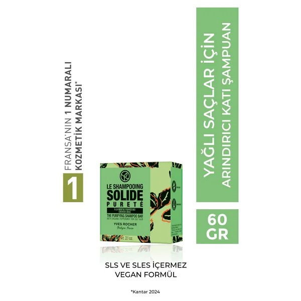 Yves Rocher Arındırıcı Katı Şampuan- Yağlı Saçlar/Purete-21018 - Görsel 9