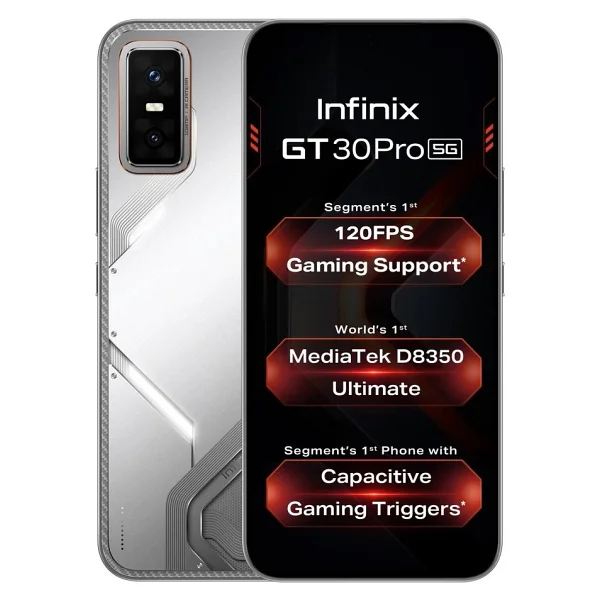 Infinix GT 30 Pro 256 GB Gümüş - Görsel 3