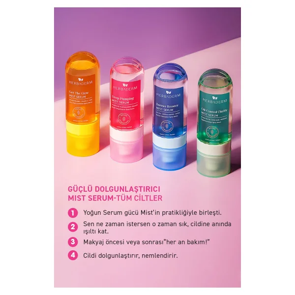 Herbaderm Güçlü Dolgunlaştırıcı Mist 80 ml Sprey Yüz Serumu - Görsel 5