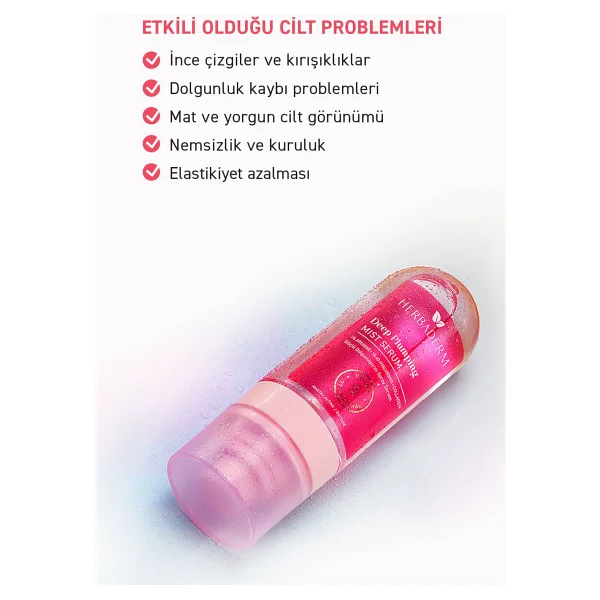 Herbaderm Güçlü Dolgunlaştırıcı Mist 80 ml Sprey Yüz Serumu - Görsel 6