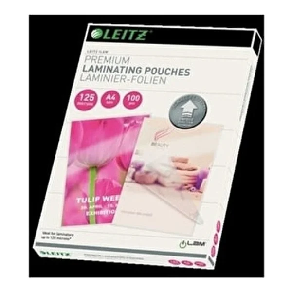 Leitz Laminasyon Filmi A4 125 Micron 100 Lü Yüksek Kalite Koruma ve Parlaklık - Görsel 2