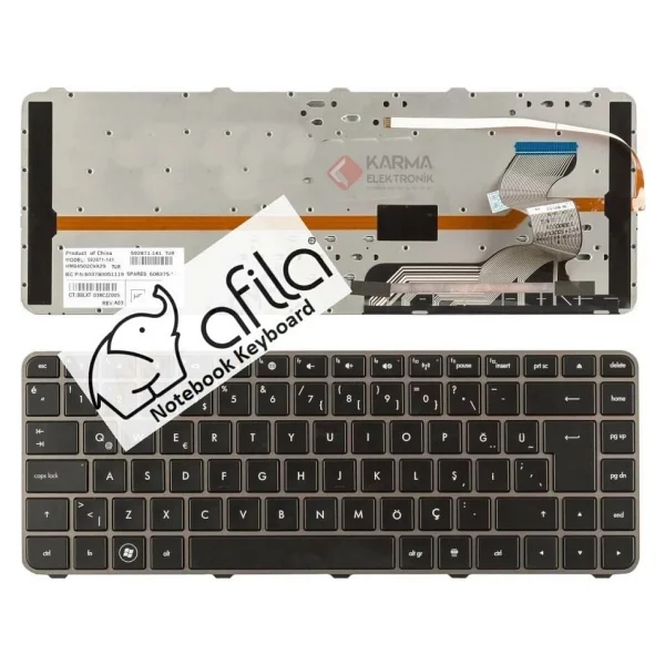 Hp Hmb4502cvb29, 9Z.n4fbv.301, Nsk-Ht3bv Notebook Klavye (Siyah Tr)Işıklı - Görsel 2