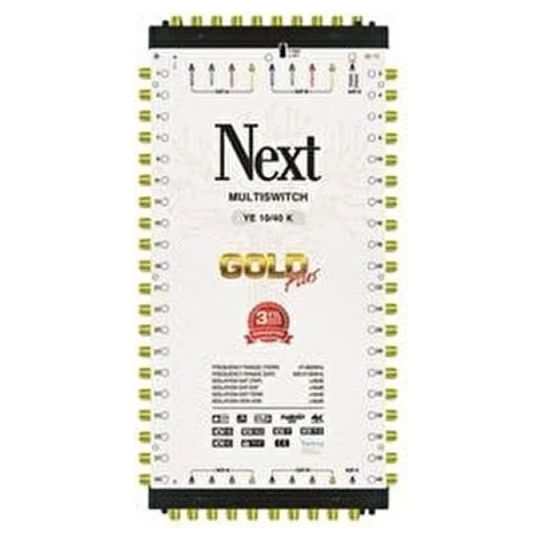 Next Ye-10/40 Hybrid Sonlu Ve Kaskatlı Bir Arada Gold Plus Multiswitch Uydu Santrali - Görsel 2