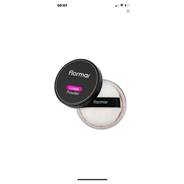 Flormar Loose Ultra İnce Dokulu & Yarı Mat Bitişli 15 gr Sabitleyici Toz Pudra - Görsel 3
