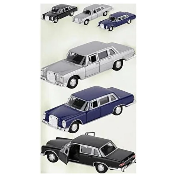 Welly 1:32 1963 Mercedes-Benz 600 Model Araba 43834 - Görsel 6