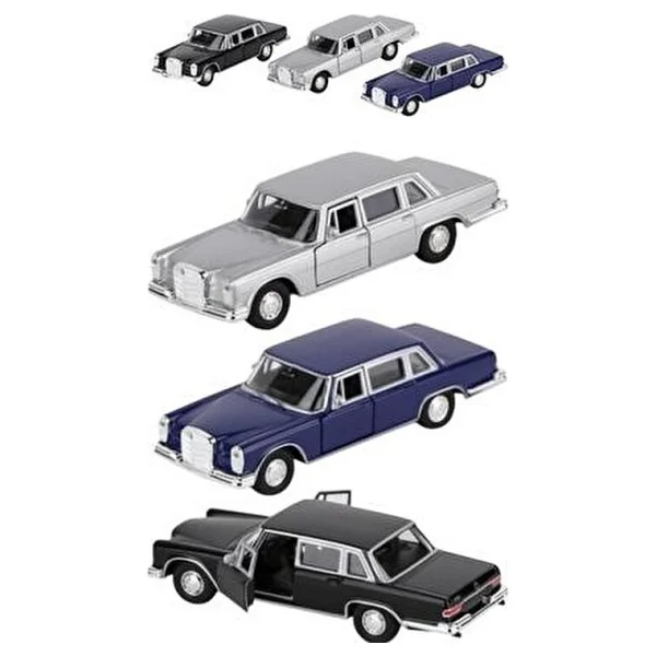 Welly 1:32 1963 Mercedes-Benz 600 Model Araba 43834 - Görsel 10