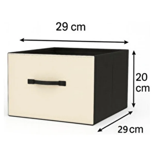 2 Raflı Komodin Deri Çekmeceli Düzenleyici Yatak Odası Organizer Metal Komodin - Çok Renkli - Görsel 5