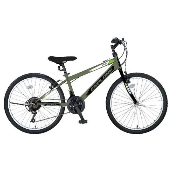 Ümit Explorer 2433 V Yeşil-Siyah 21 Vites 24 Jant Erkek Dağ Bisikleti - Görsel 2