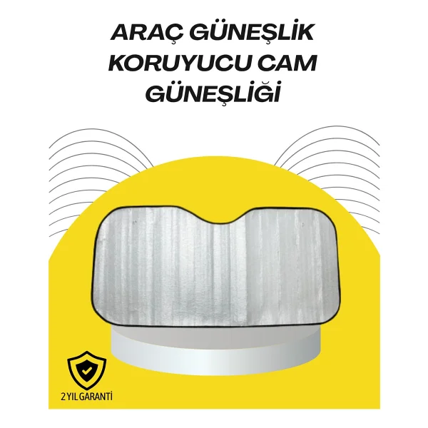 Katlanabilir Reflektörlü Oto Güneşliği - Yaz Sıcaklarına Karşı Yüksek Koruma - Görsel 6