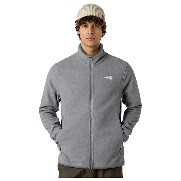 The North Face Glacier NF0A8D0RCQI1 Tam Fermuarlı Gri Erkek Polar - Görsel 7