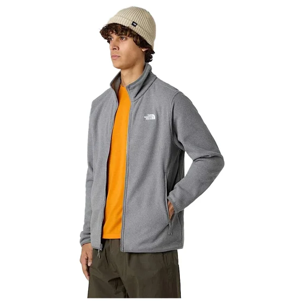 The North Face Glacier NF0A8D0RCQI1 Tam Fermuarlı Gri Erkek Polar - Görsel 10