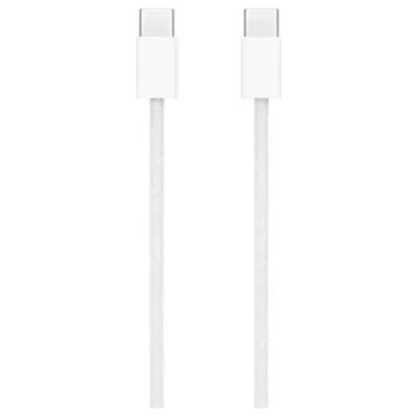 Apple Iphone 17 Pro Max Orijinal Usb-C Örgülü Data ve Şarj Kablosu (Applegarantili) - Beyaz - Görsel 3