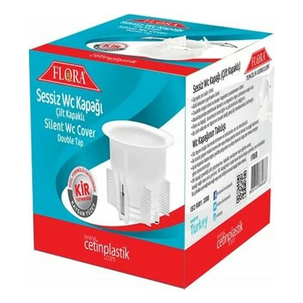 Flora F068 Çift Kapaklı Sessiz Wc Kapağı - Görsel 2