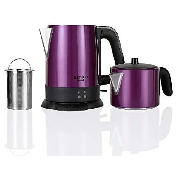 Arnica Demli Mor IH33152 1800 W Çelik Çay Makinesi - Görsel 3