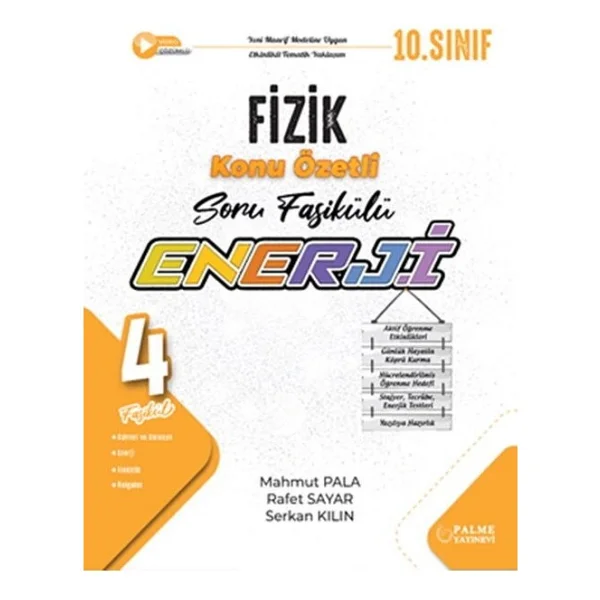 Palme Yayınevi 10. Sınıf Fizik Enerji Konu Özetli Soru Fasikülleri - Görsel 2