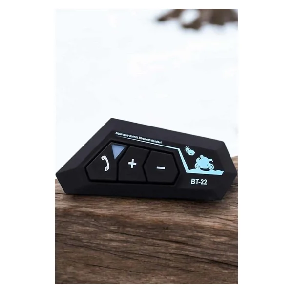 Bt22 Motosiklet Kask Kablosuz Intercom Su Geçirmez 5.0 Bluetooth - Görsel 6