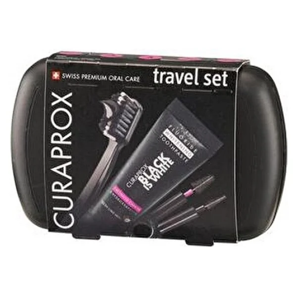 Curaprox 5460 Be You Travel Black is White Diş Fırçası Seti - Görsel 8