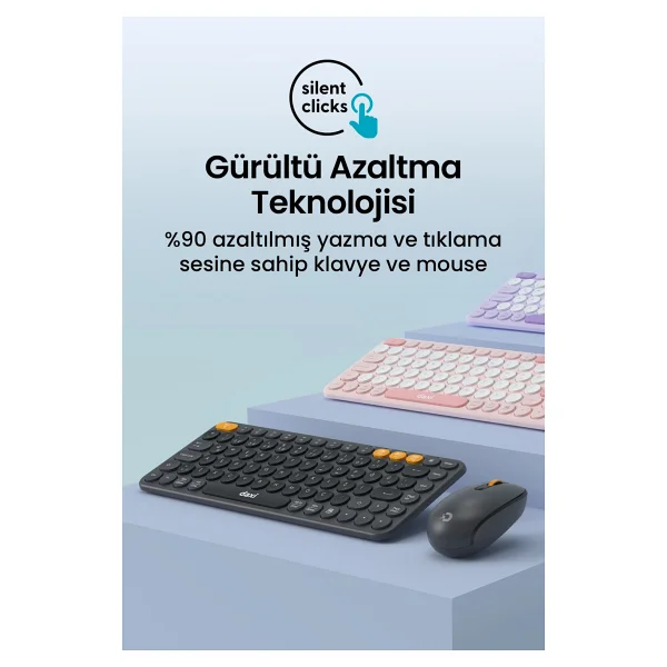 Daxi Creator Pro MK350 Kablosuz Klavye Mouse Seti - Görsel 2
