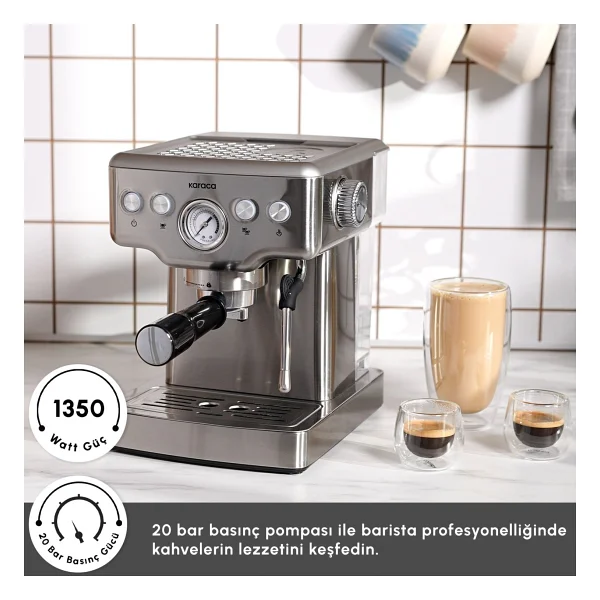 Karaca Coffee ART 1353 Espresso Makinesi - Görsel 4