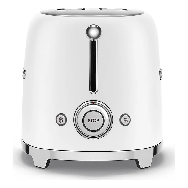 Smeg Retro TSF01WHMEU Mat Beyaz Ekmek Kızartma Makinesi - Görsel 10
