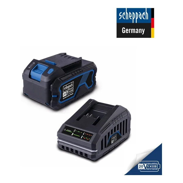 Scheppach 7909201721 20 V 4.0 Ah Şarj Cİhazı Başlangıç Seti - Görsel 2