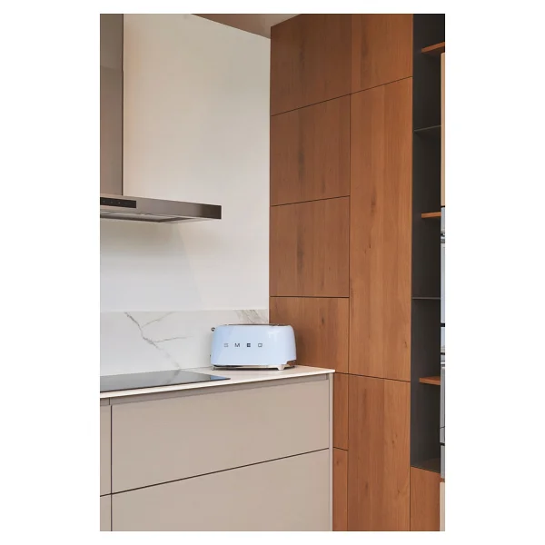 Smeg TSF02PBEU Mavi 2x4 Slot Ekmek Kızartma Makinesi - Görsel 3
