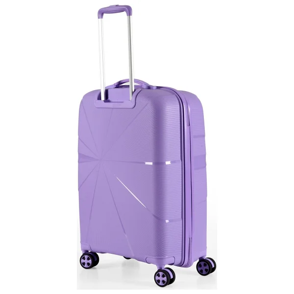 ÇÇS 5264 Polipropilen Mor Orta + Büyük Boy 2'li Valiz Seti - Görsel 10