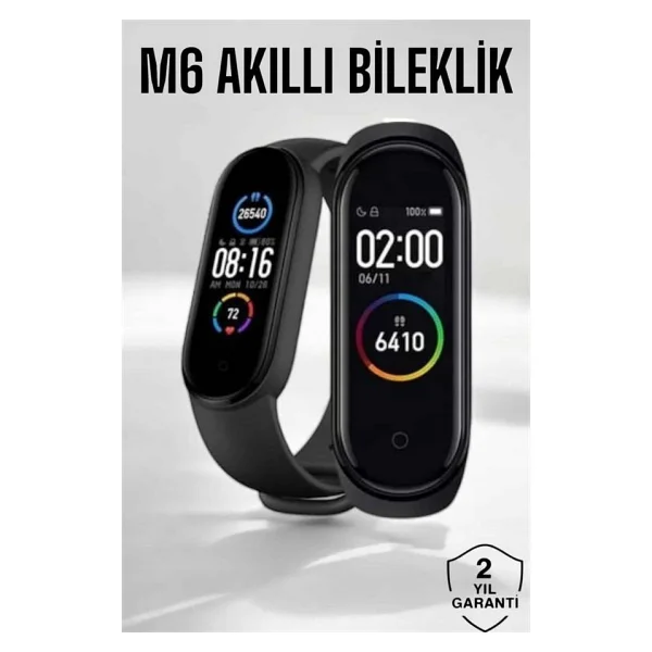 Resveq Akıllı Bileklik Su Geçirmez Bileklik, Uzun Pil Ömrü ve Hızlı Şarj Özelliği - Standart - Renkli - Görsel 2