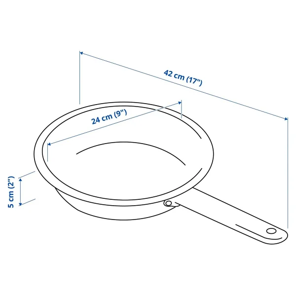 IKEA 365+ 24 cm Kızartma Tavası - Görsel 2