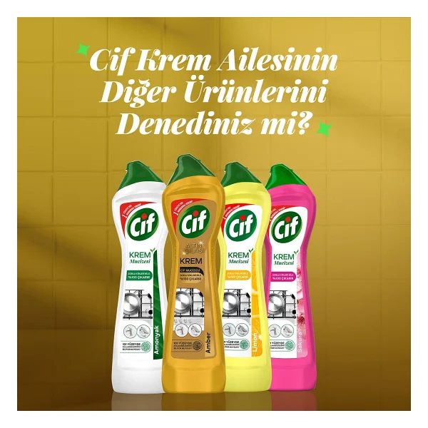 Cif Krem Altın Işıltısı 500 ml - Görsel 8