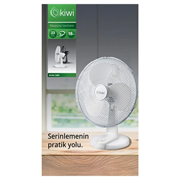 Kiwi KFAN-7609 Masaüstü Vantilatör - Görsel 2