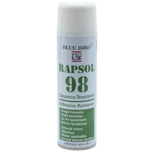Blue Bird Rapsol 98 500 ml Yapıştırıcı Temizleme Spreyi - Görsel 2