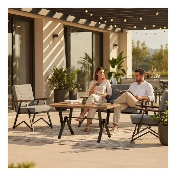 Tu Tienda Melisa 2+1+1+Masa Bahçe & Balkon Takımı - Görsel 4