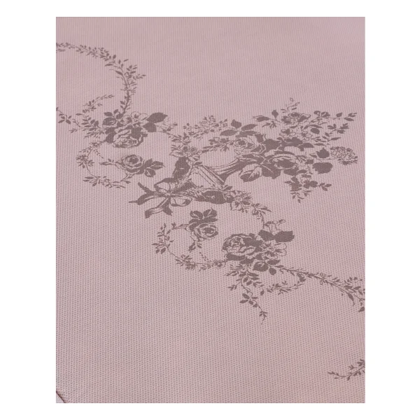 Çiçek Desen Baskılı Hurç - Pudra - 64x41x35 cm - Görsel 6