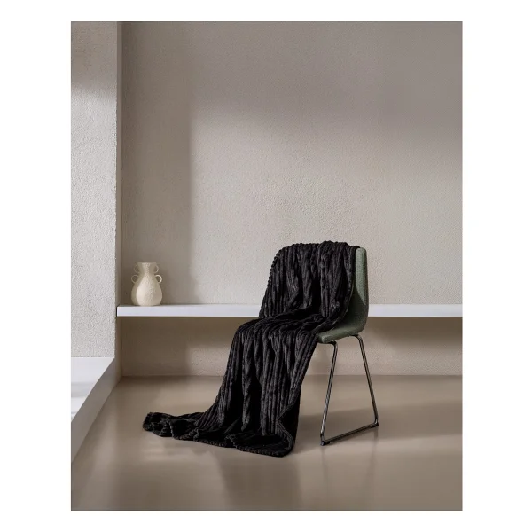 Madame Coco Corbeau Welsoft Düz Tv Battaniye 130 x 170 cm - Görsel 6