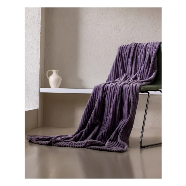 Madame Coco Corbeau Welsoft Düz Tv Battaniye 130 x 170 cm - Görsel 3