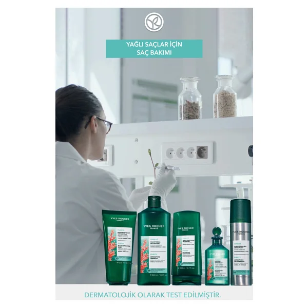 Yves Rocher Pure Detox Arındırıcı Yağlı Saçlar için Sülfatsız Şampuan 300 ml - Görsel 6