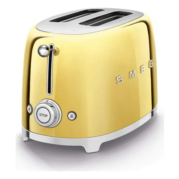 Smeg Retro TSF01GOEU Gold Ekmek Kızartma Makinesi - Görsel 3