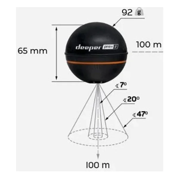 Deeper Smart Sonar Pro+2 Balık Bulucu - Görsel 3
