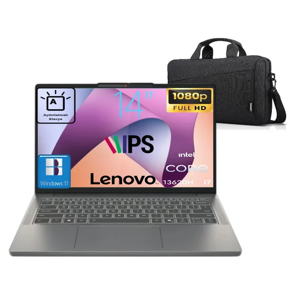 Lenovo IdeaPad Slim 3 14IRH10 83K0002ATR i7-13620H 40 GB 1 TB SSD UHD Graphics 14" WUXGA Notebook - Görsel 7