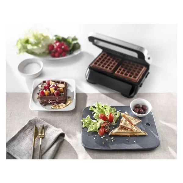 Delonghi MultiGrill Easy SW12BC.S 800 W Waffle ve Tost Makinesi - Görsel 3