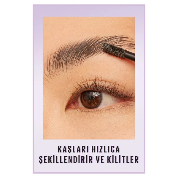 Maybelline New York Super Lock Brow Glue Kaş Sabitleyici Maskara + Garnier Micellar Kusursuz Makyaj Temizleme Suyu 200 ml L + Makyaj Pamuğu Hediyeli - Görsel 3