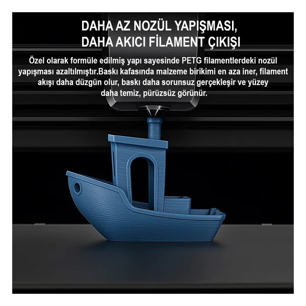 Creality PETG-CF 1.75 mm 1 kg Karbon Fiber Çay Kahverengisi Filament - Görsel 2