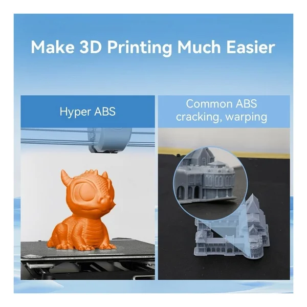 Creality Hyper ABS 1.75 mm 1 kg Pembe Filament - Görsel 5
