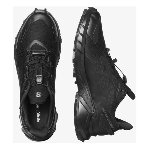 Salomon Supercross 4 Gore-Tex L41731600 Siyah Erkek Koşu Ayakkabısı - Görsel 10