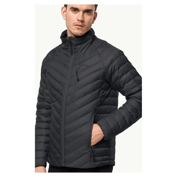 Jack Wolfskin Passamani Down 1207151-6350 Antrasit Erkek Şişme Mont - Görsel 4