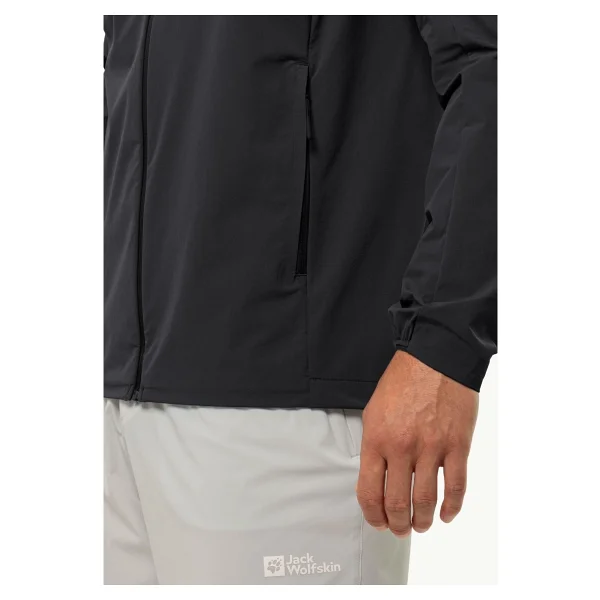 Jack Wolfskin Prelight 1307881-6000 Siyah Erkek Softshell Mont - Görsel 4